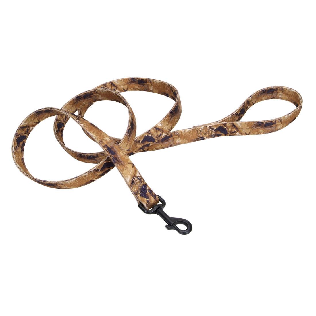 Remington Double-Ply Patterned Dog Leash, Fallen Leaves