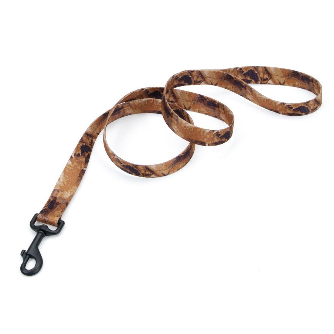 Remington Patterned Dog Leash, Fallen Leaves
