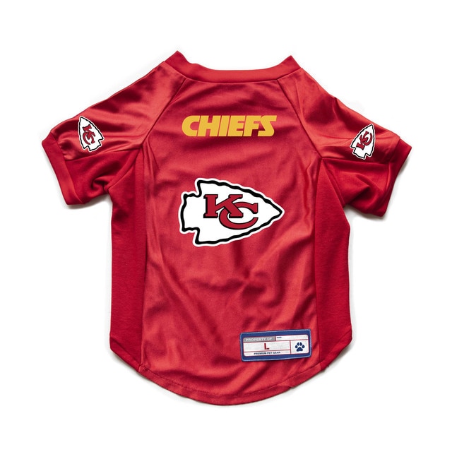Doggie Nation Kansas City Chiefs Pet Jersey Stretch , Medium