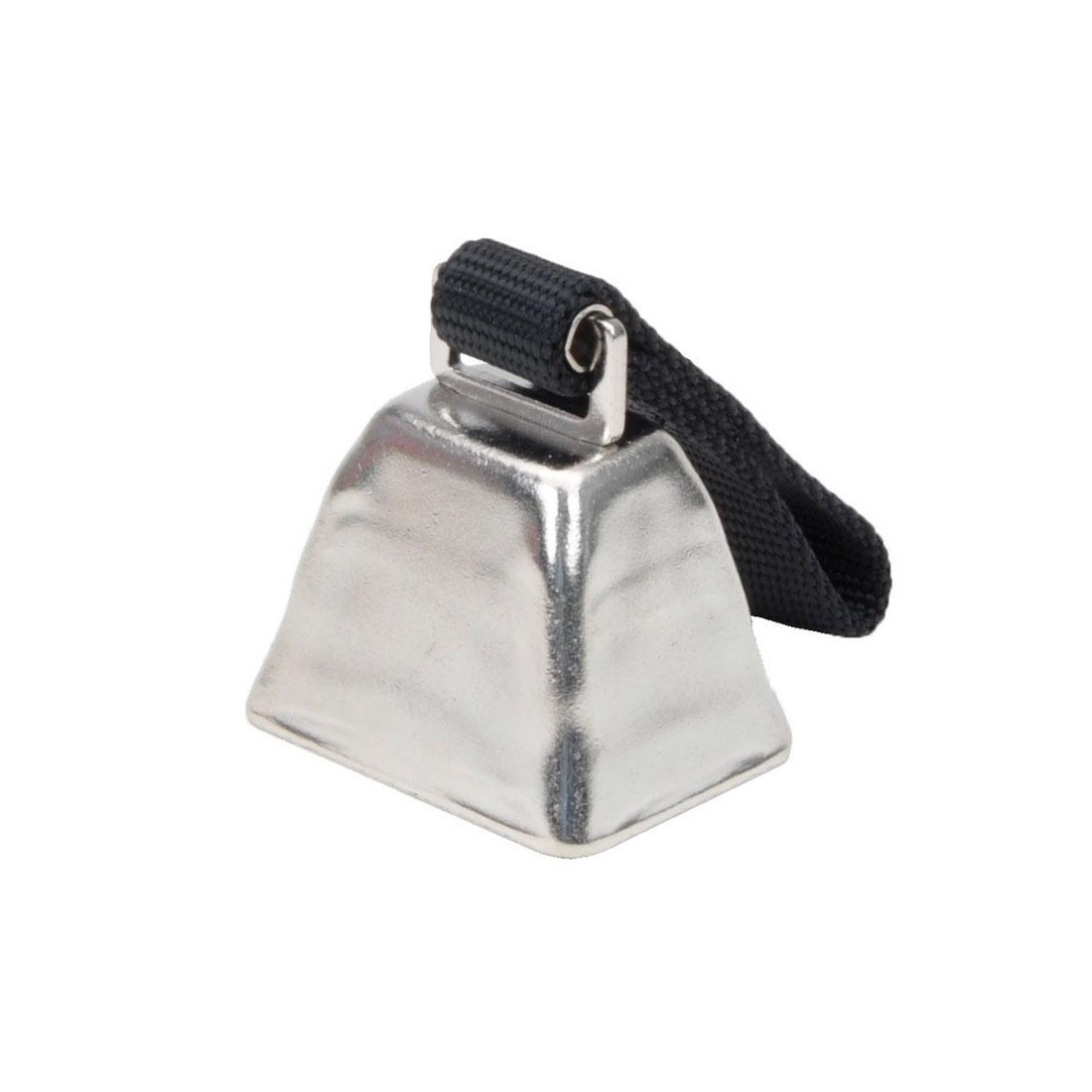 Remington Nickel Cow Bell for Dogs, Black, Large