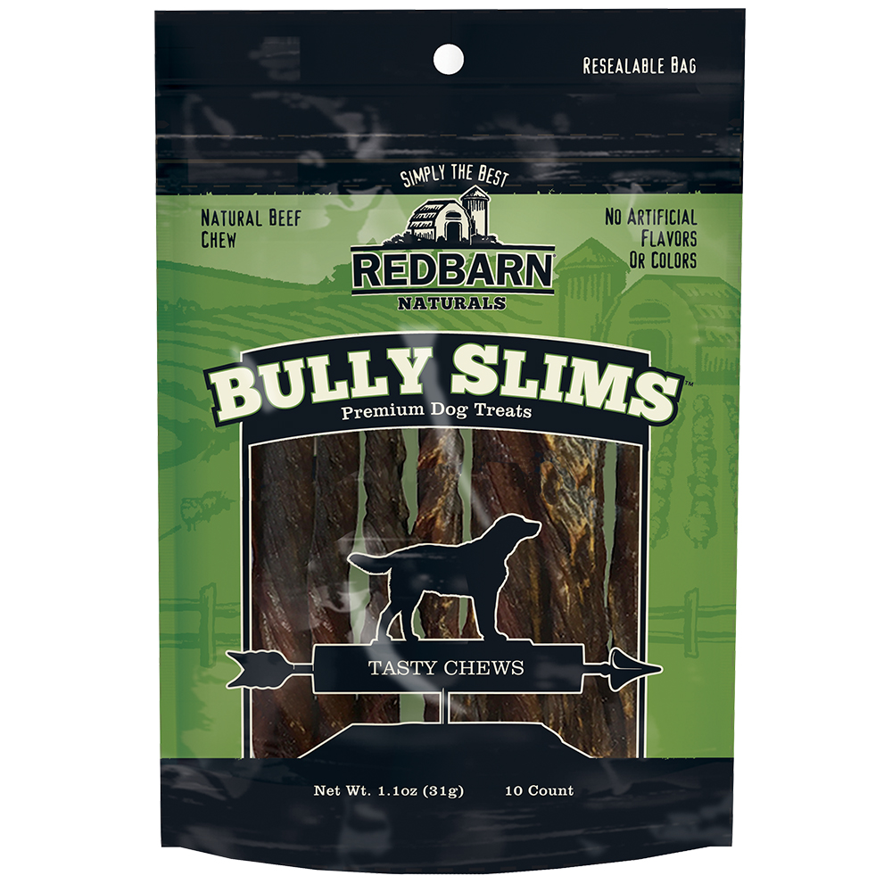 Redbarn Naturals Bully Slims Dog Treats, 10-pack