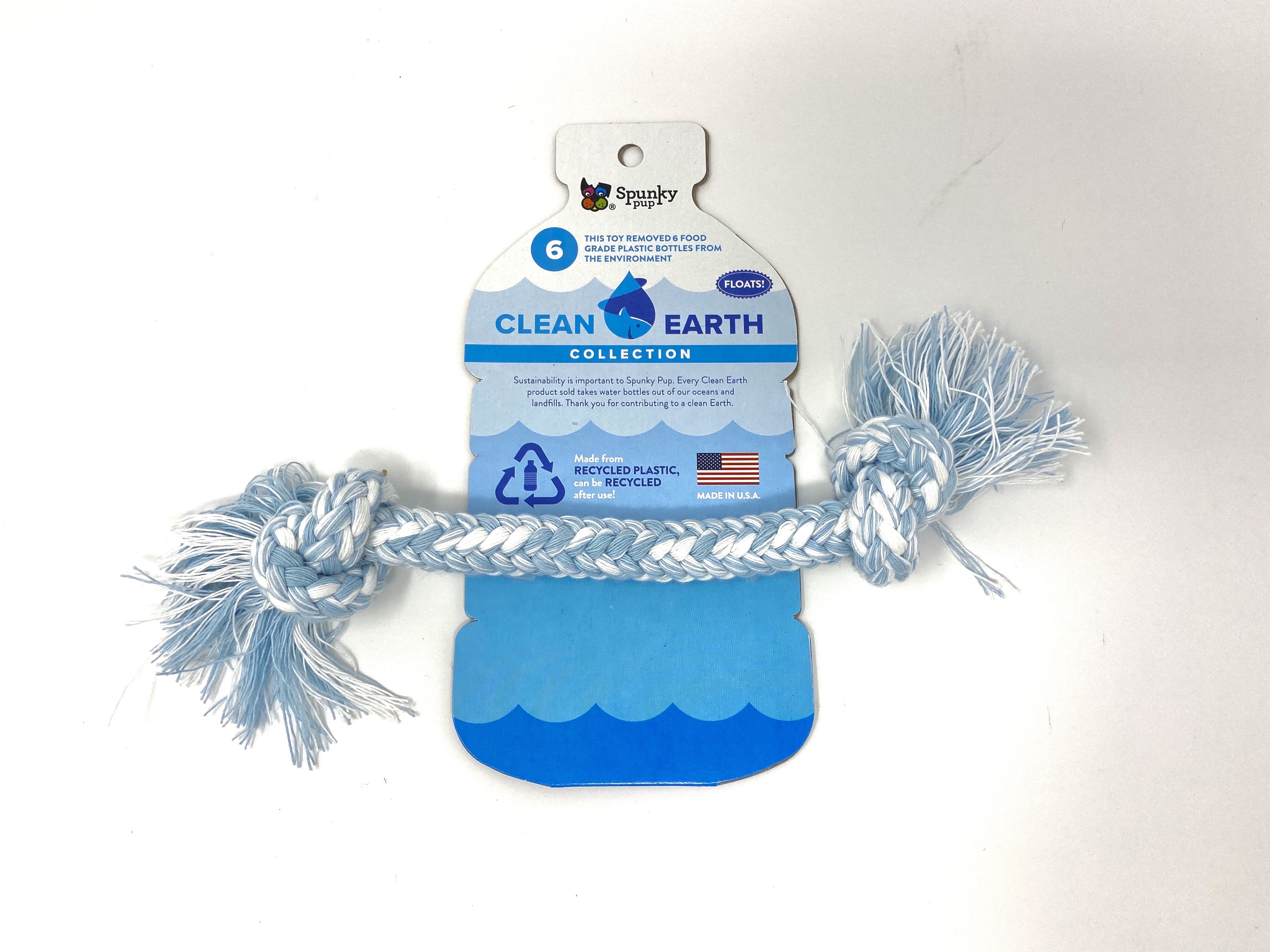 Spunky Pup Clean Earth Recycled Rope, Medium