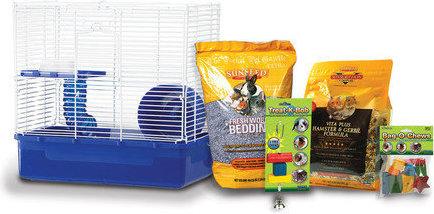 Ware Home Sweet Home Sunseed Hamster Starter Kit, 15.5-in x 9.5-in x 14.75-in