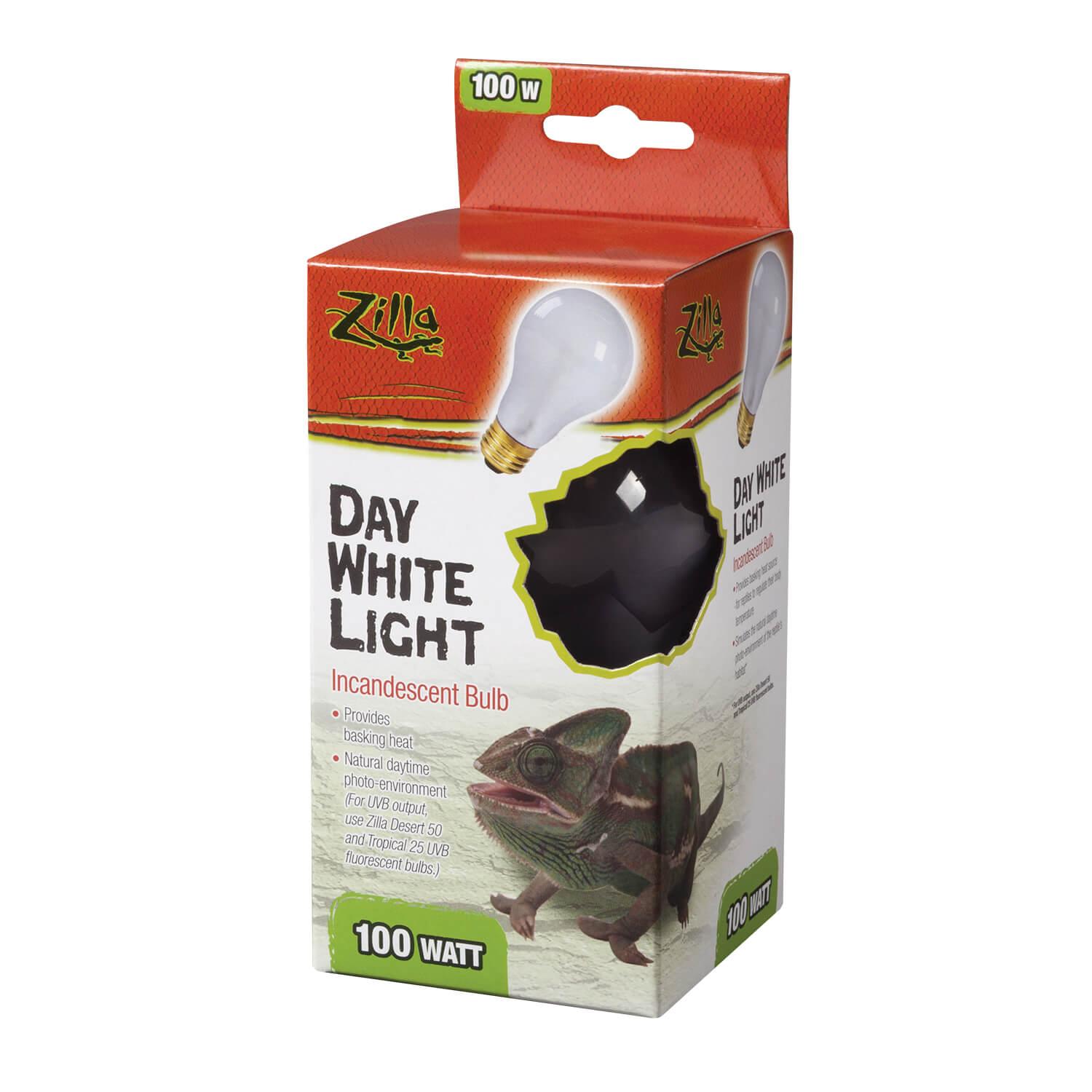 Zilla Day White Light Incandescent Bulb for Reptiles