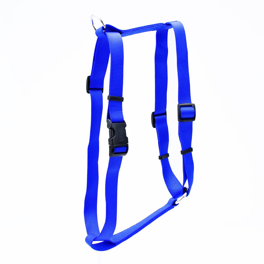 Coastal Standard Adjustable Dog Harness, Blue, 1-in x 22-38-in