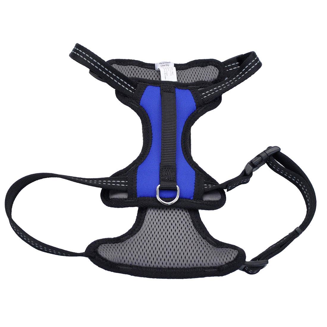 Coastal Reflective Control Handle Dog Harness, Blue, 16-24-in x 10-14-in