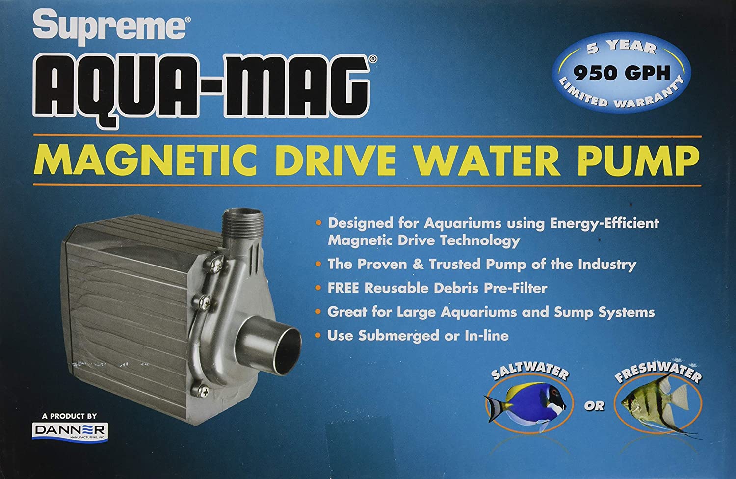 Danner Supreme Aqua-Mag Magnetic Drive Water Pump