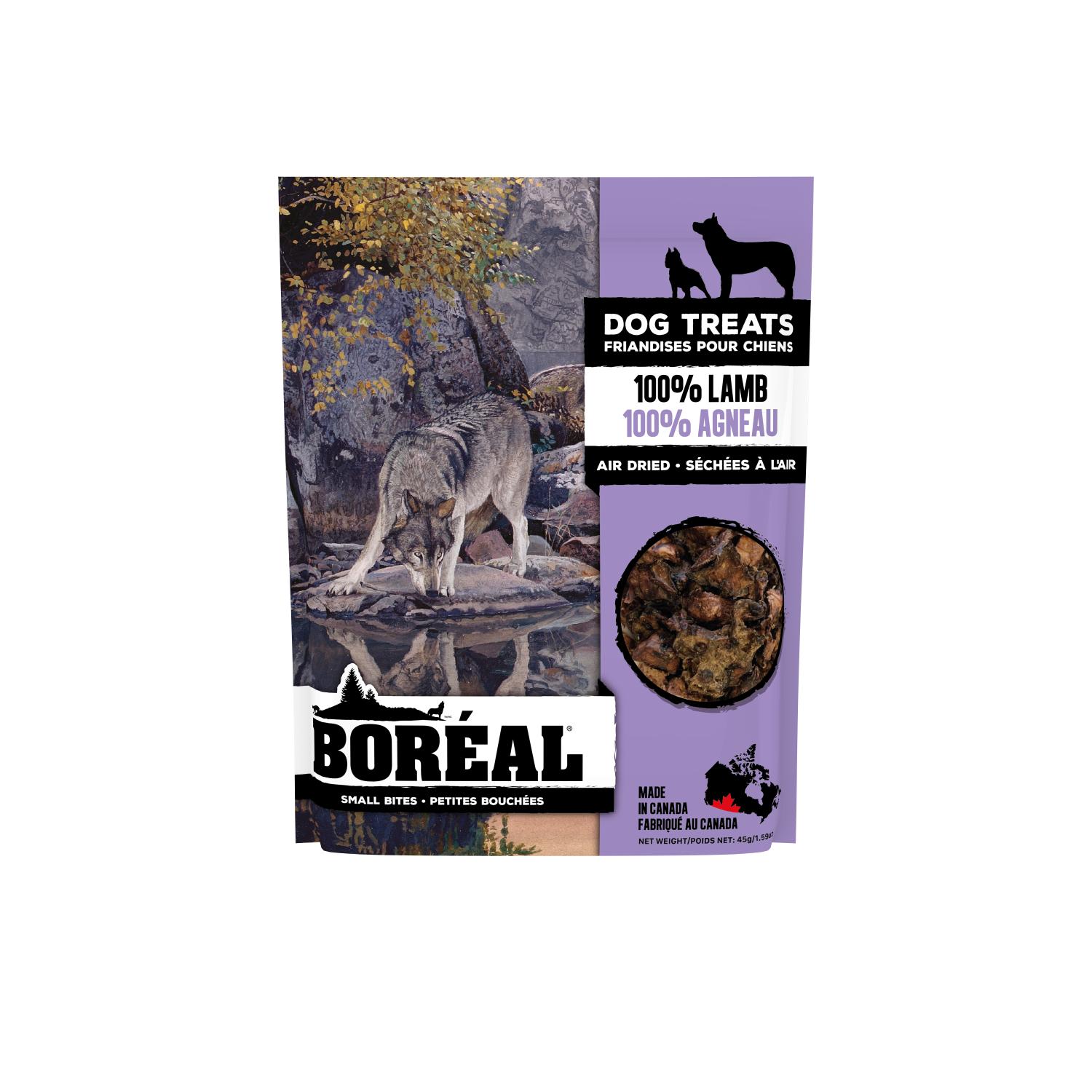 Boreal 100% Lamb Small Bites Dog Treats, 45-gram