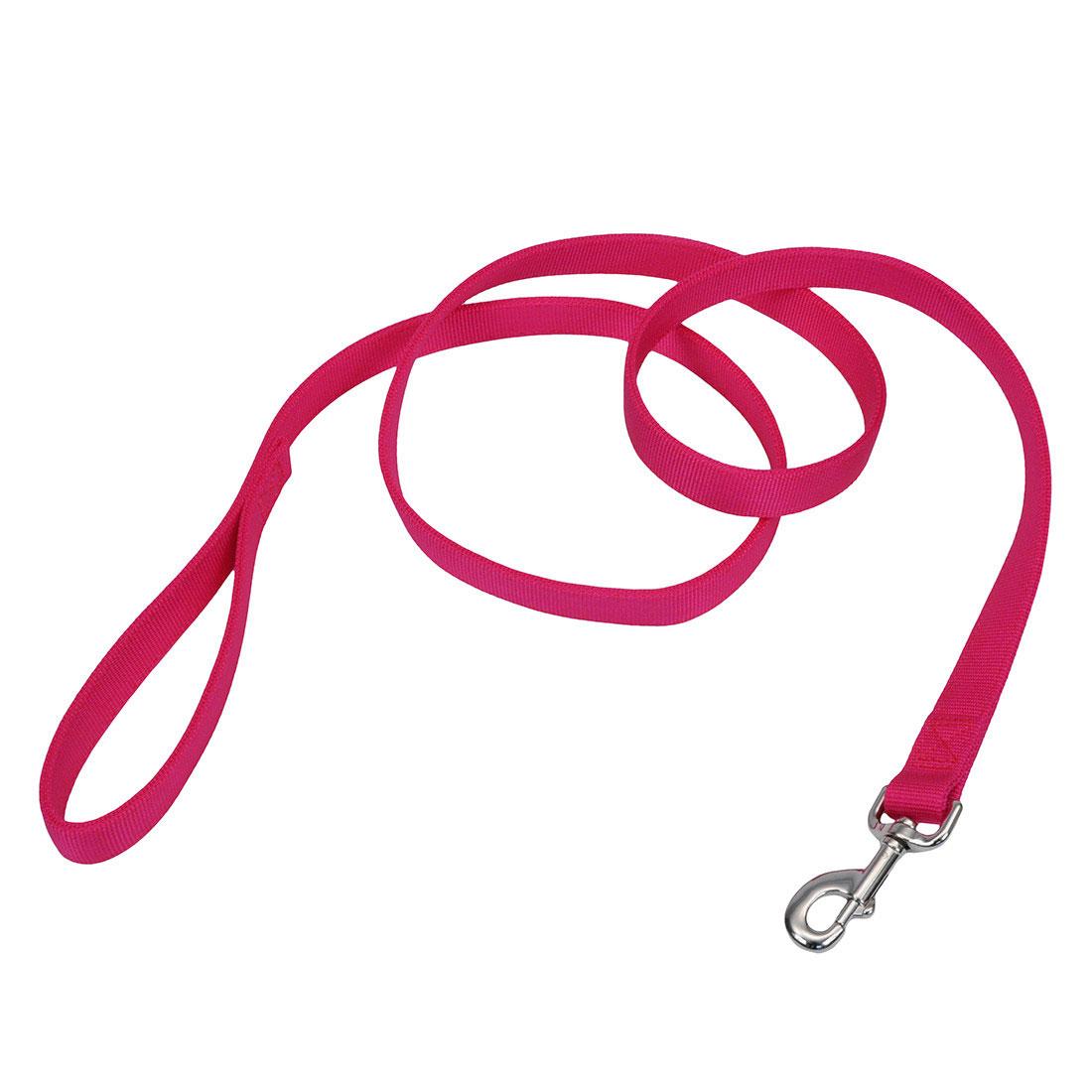 Coastal Double-Ply Dog Leash, Pink Flamingo, 1-in x 4-ft