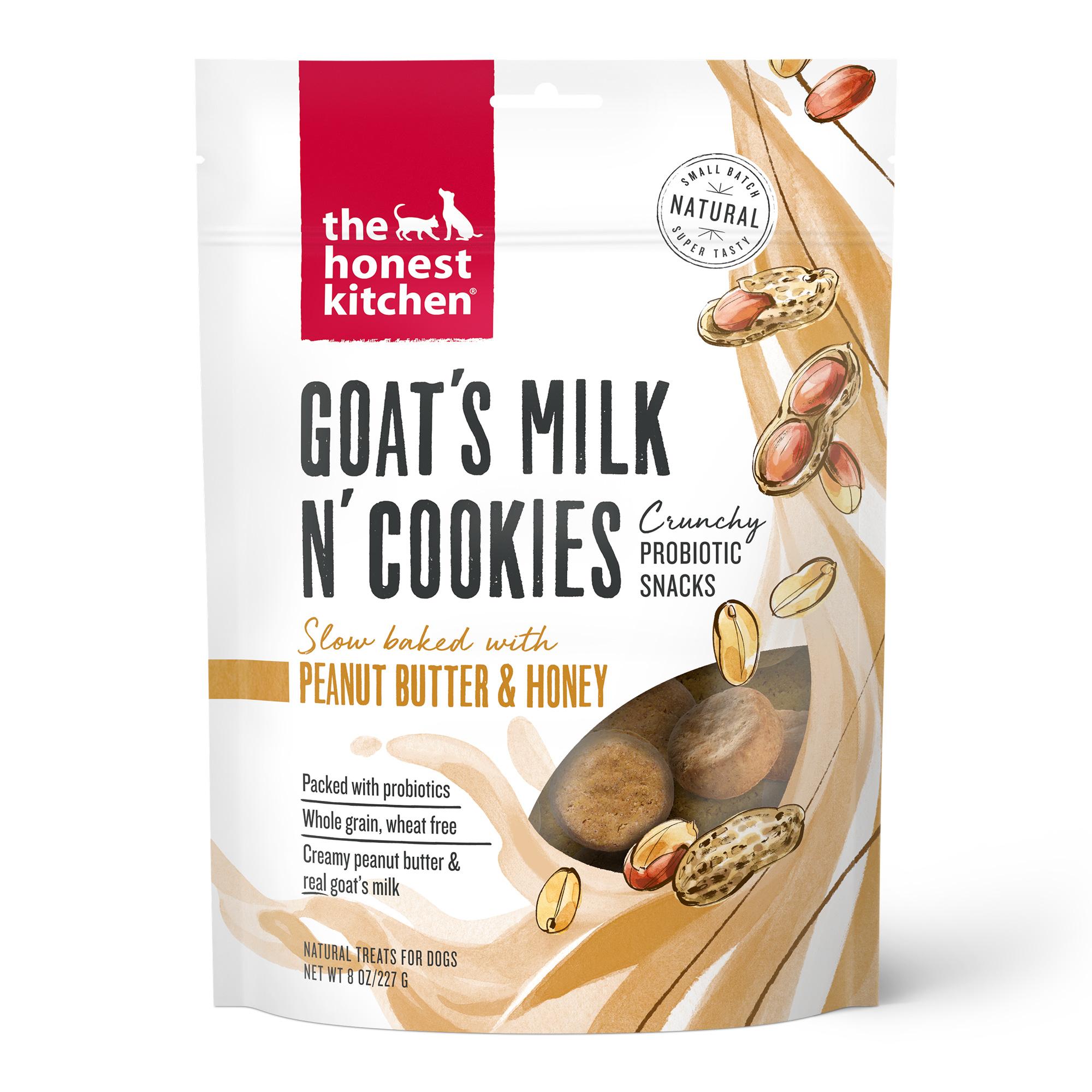 The Honest Kitchen Goat's Milk N' Cookies Peanut Butter & Honey Dog Treats