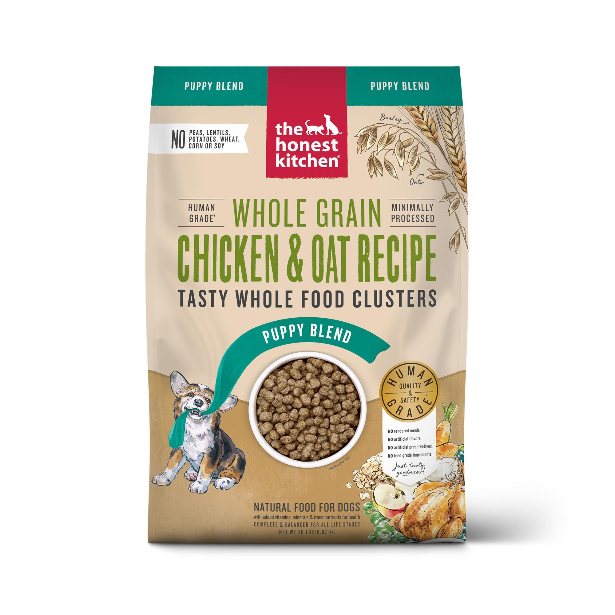 The Honest Kitchen Whole Food Clusters Chicken Puppy Whole Grain Dry Dog Food, 20-lb