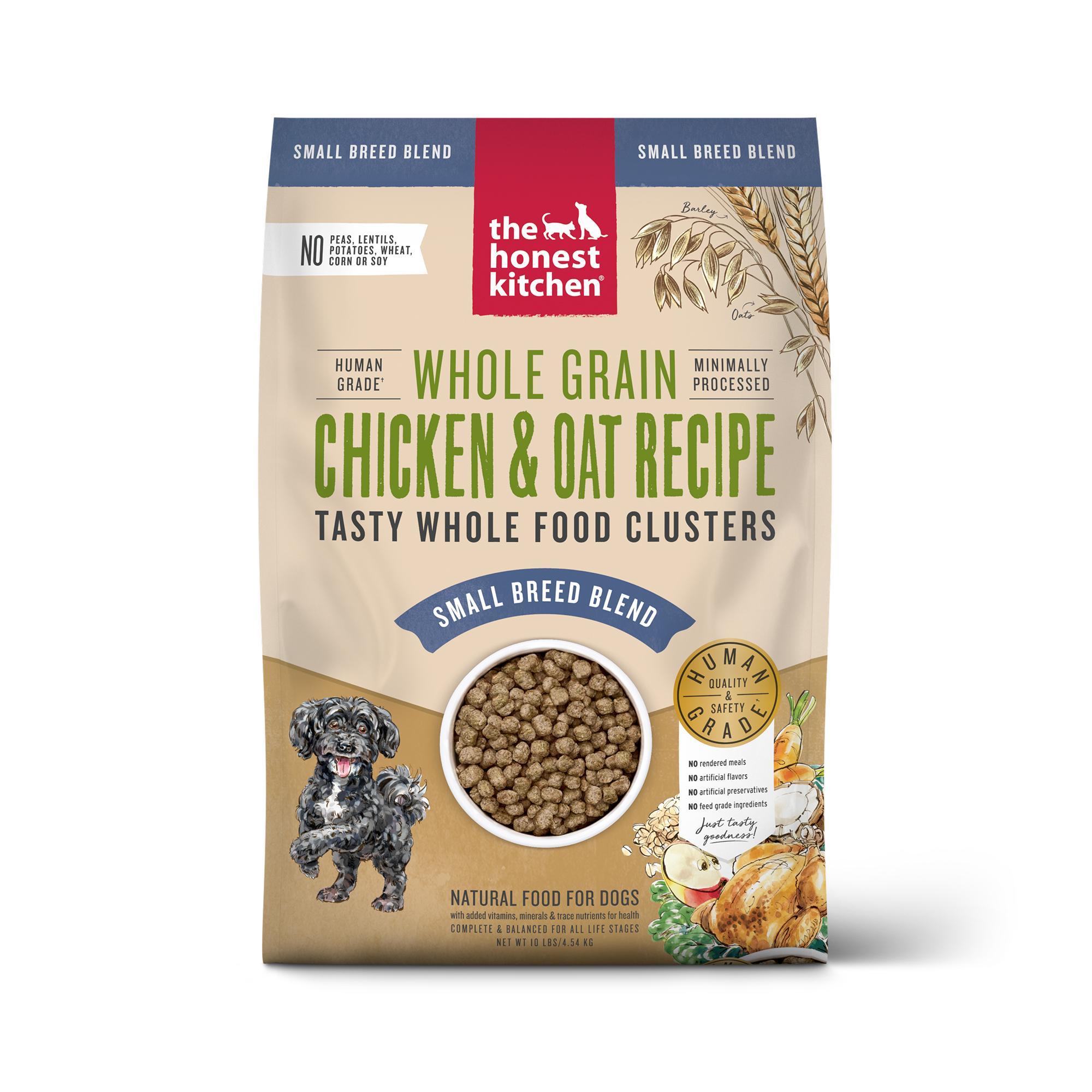 The Honest Kitchen Whole Food Clusters Chicken Small Breed Whole Grain Dry Dog Food, 10-lb