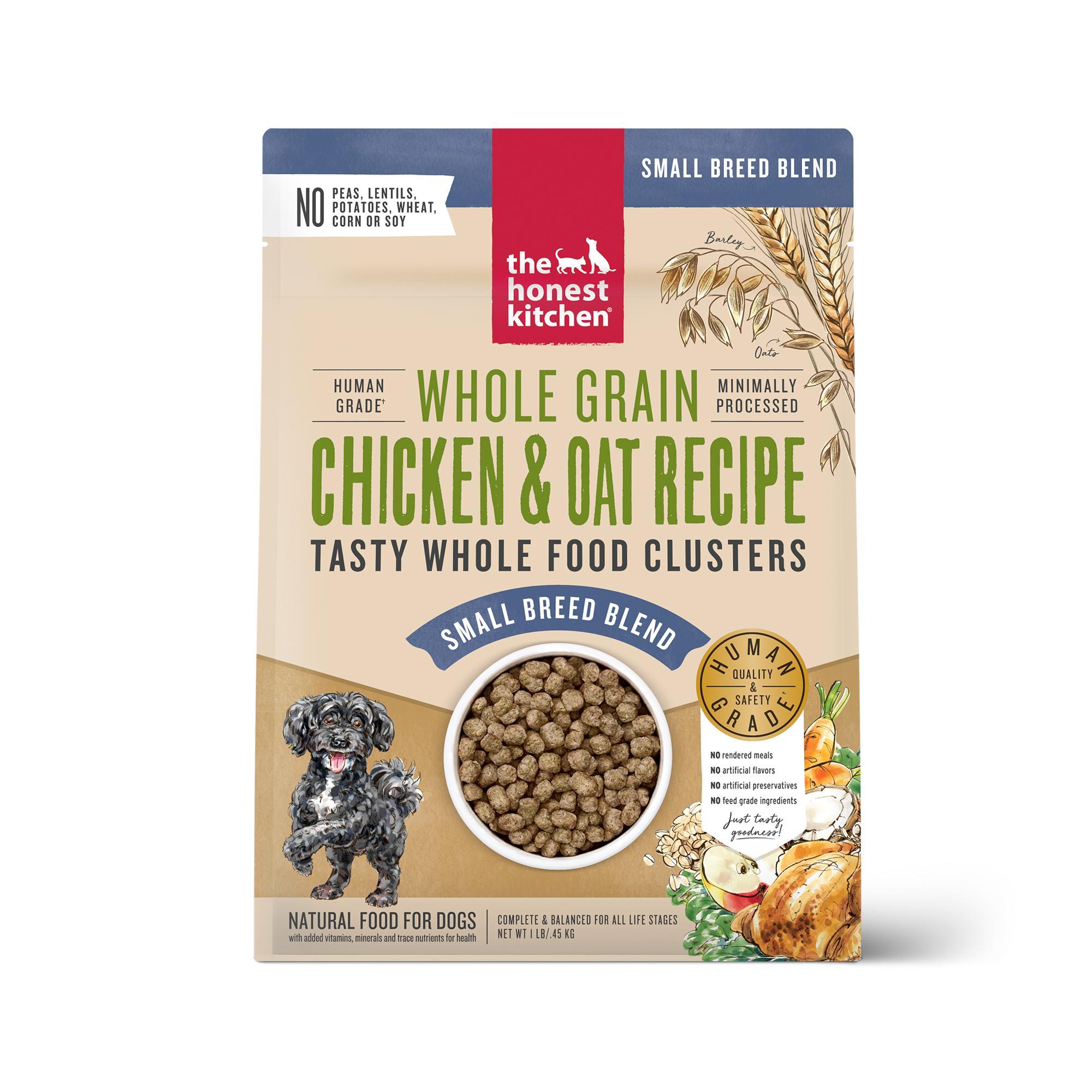 The Honest Kitchen Whole Food Clusters Chicken Small Breed Whole Grain Dry Dog Food, 1-lb
