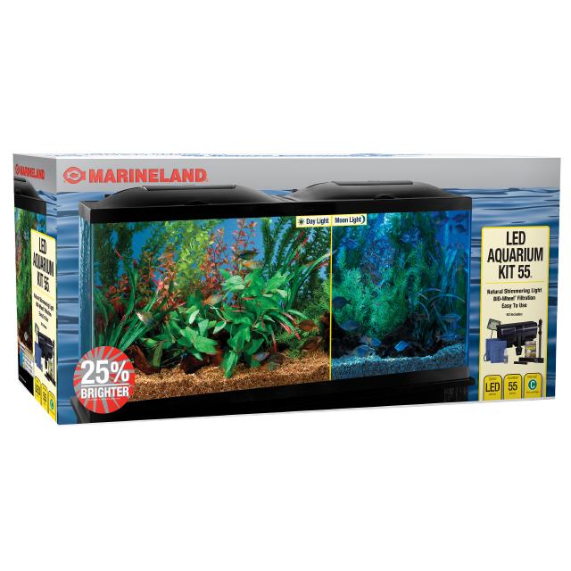 Marineland BIO-Wheel LED Aquarium Kit, 55-gal