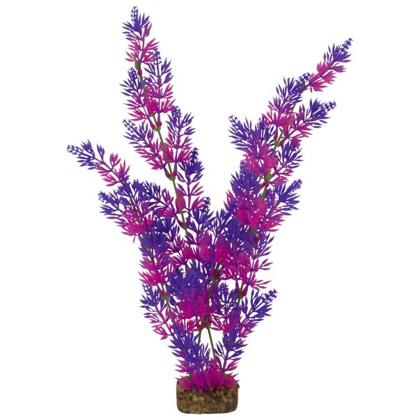 GloFish Aquarium Plant, Purple/Pink, X-Large