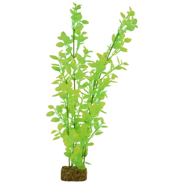 GloFish Aquarium Plant, Green/Yellow, X-Large