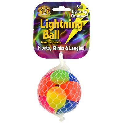 Amazing Pet Products Lightning Ball Floats, Blinks & Laughs Dog Toy