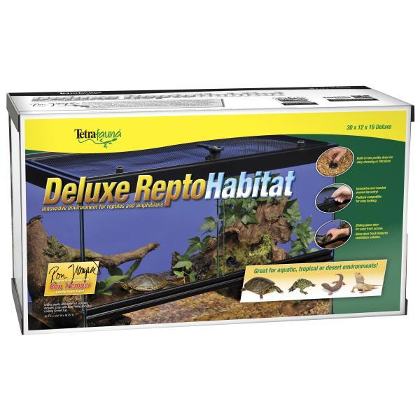 Tetrafauna Deluxe ReptoHabitat Reptile Habitat, 29-gal