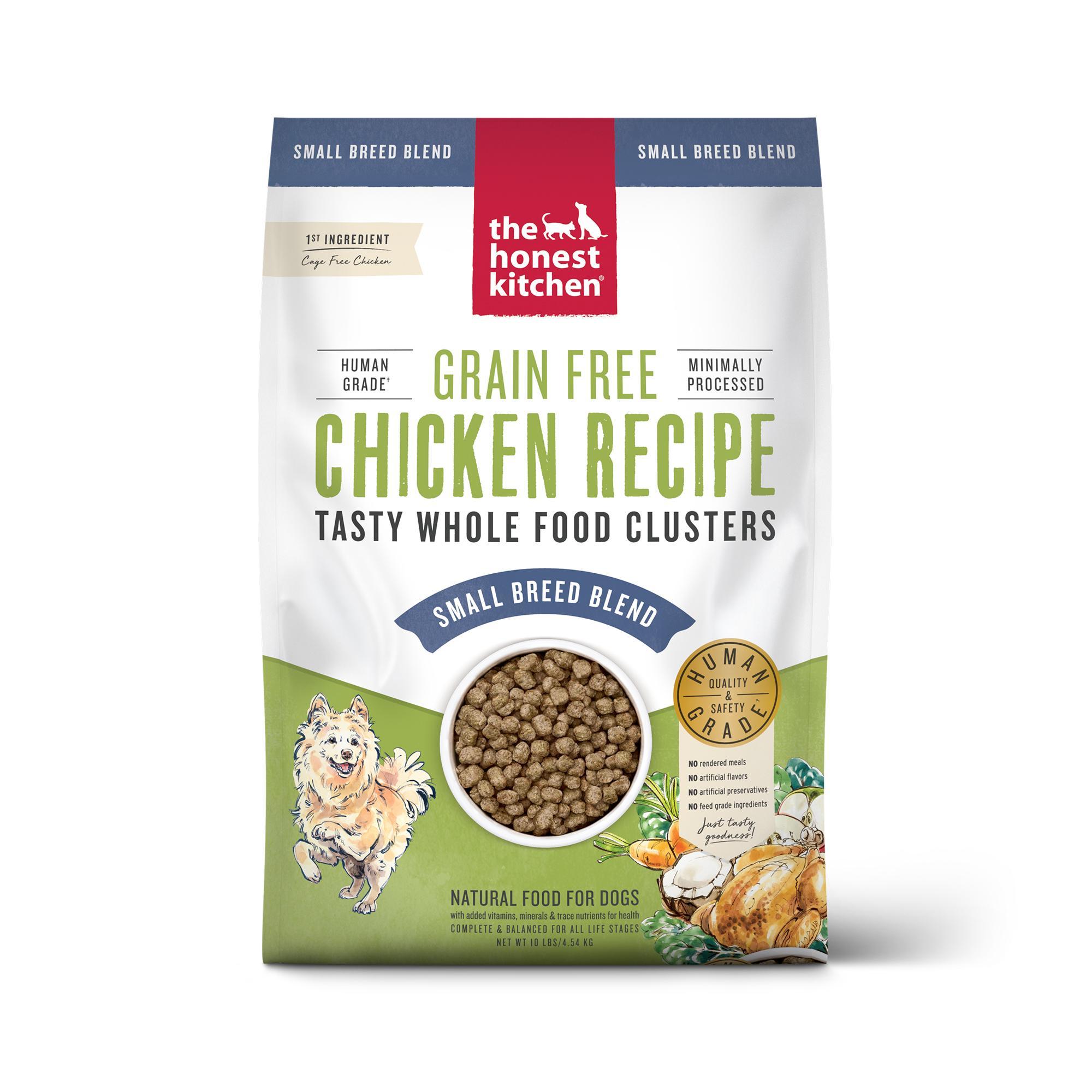 The Honest Kitchen Whole Food Clusters Chicken Small Breed Grain-Free Dry Dog Food, 10-lb
