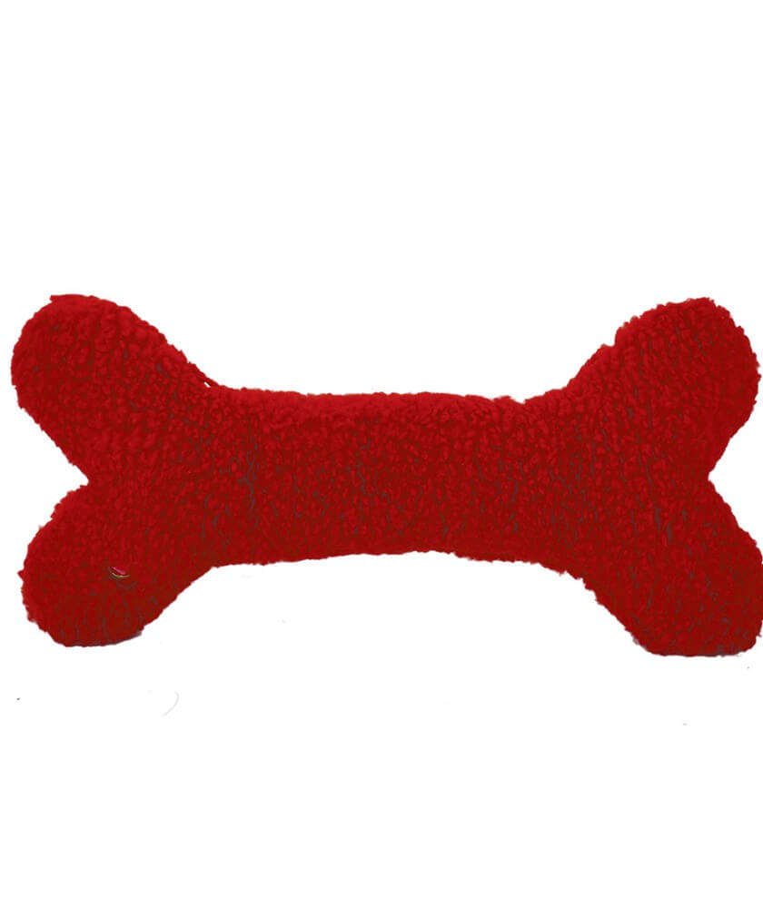 Huggle Hounds Holiday Red Humongous Bone, 2-ft