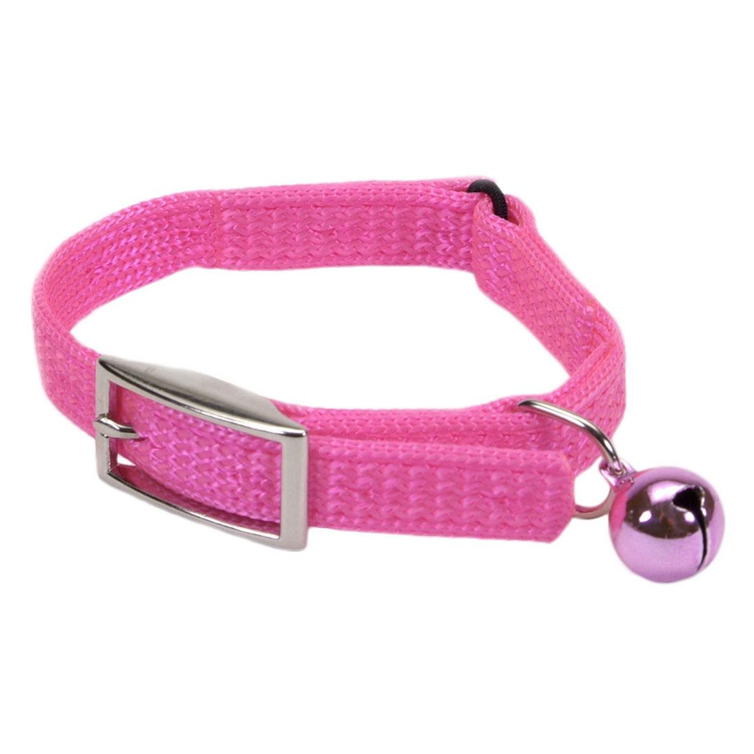 Safe Cat Snag Proof Safety Cat Collar Neon Pink 3 8 in x 10 in Kibbles n Gifts Supplies