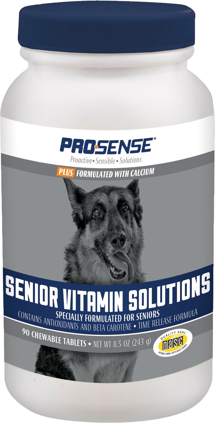 Pro-Sense Plus Senior Vitamin Solutions Chewable Dog Tablets, 90 count
