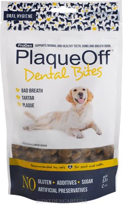 ProDen PlaqueOff Dental Bites Dog & Cat Treats, 5.3-oz