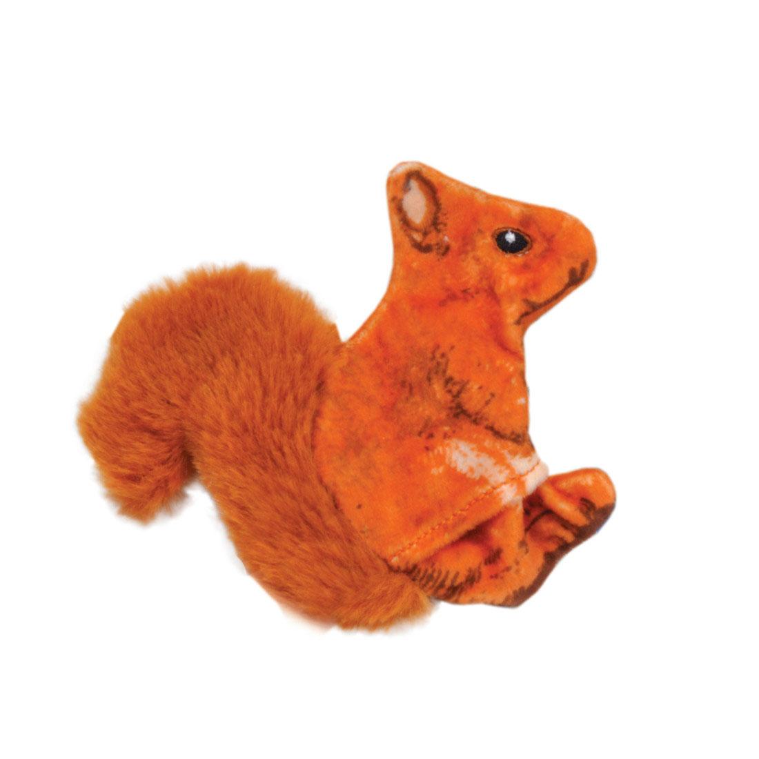 Turbo Life-like Squirrel Cat Toy, Orange