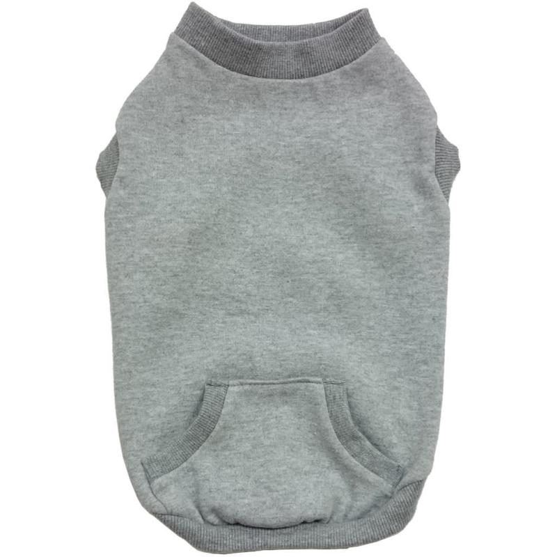 Ethical Fashion Pet Sweatshirt, Grey, X-Small