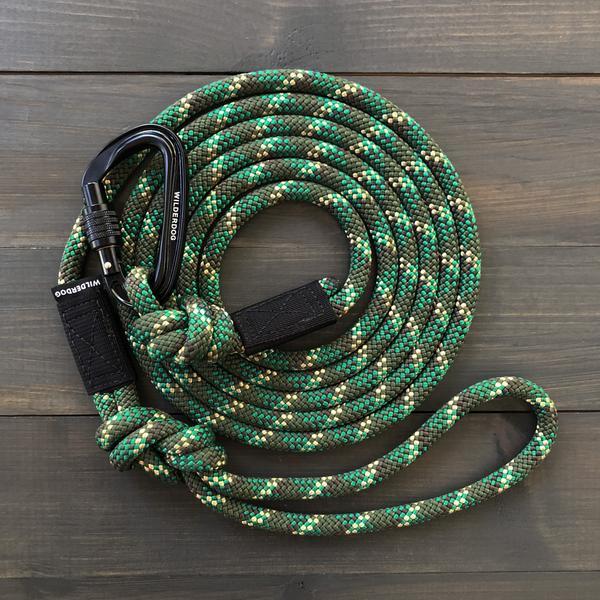 Wilderdog Carabiner Dog Leash, Camo