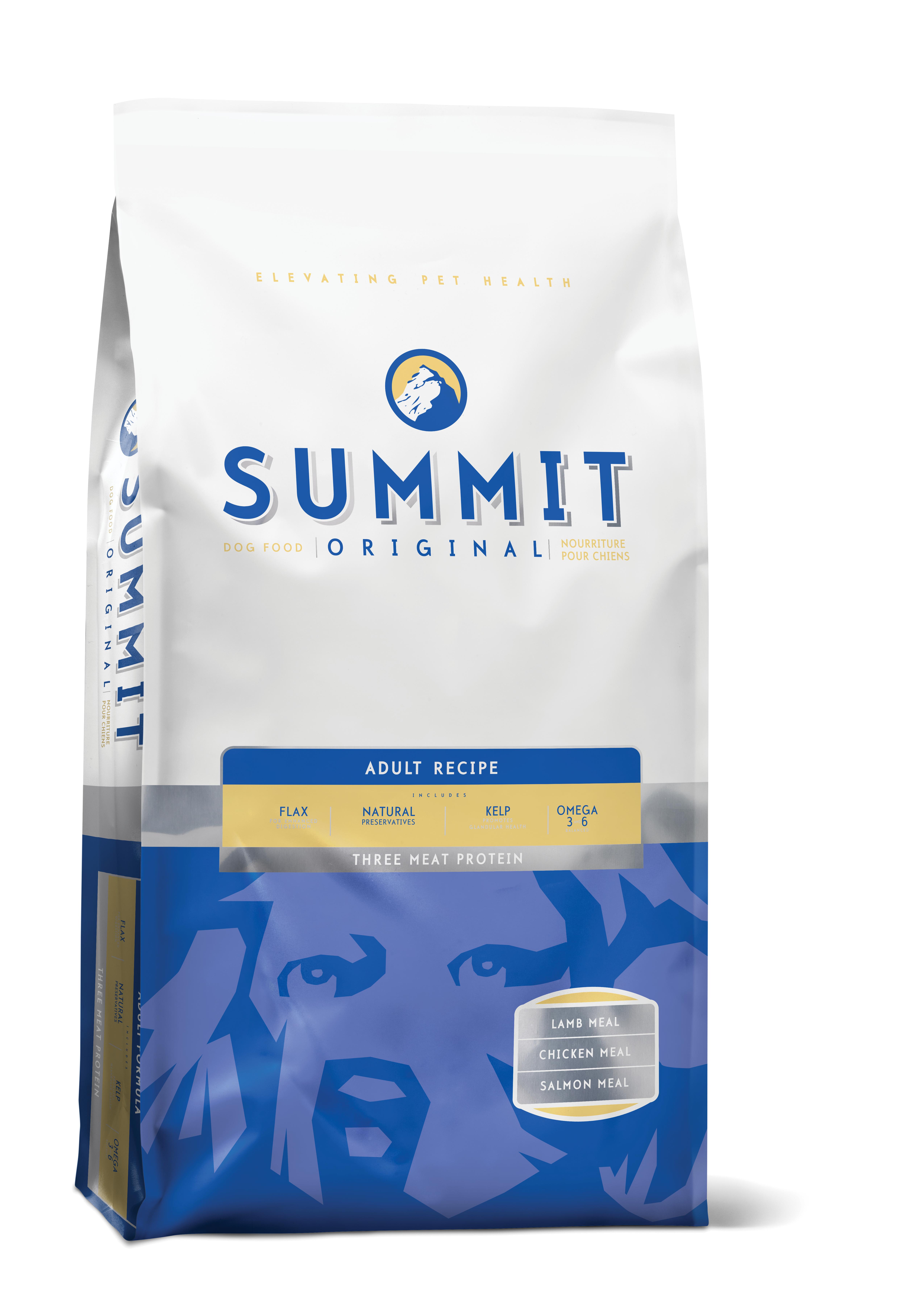 SUMMIT Three Meat Adult Dry Dog Food, 28-lb