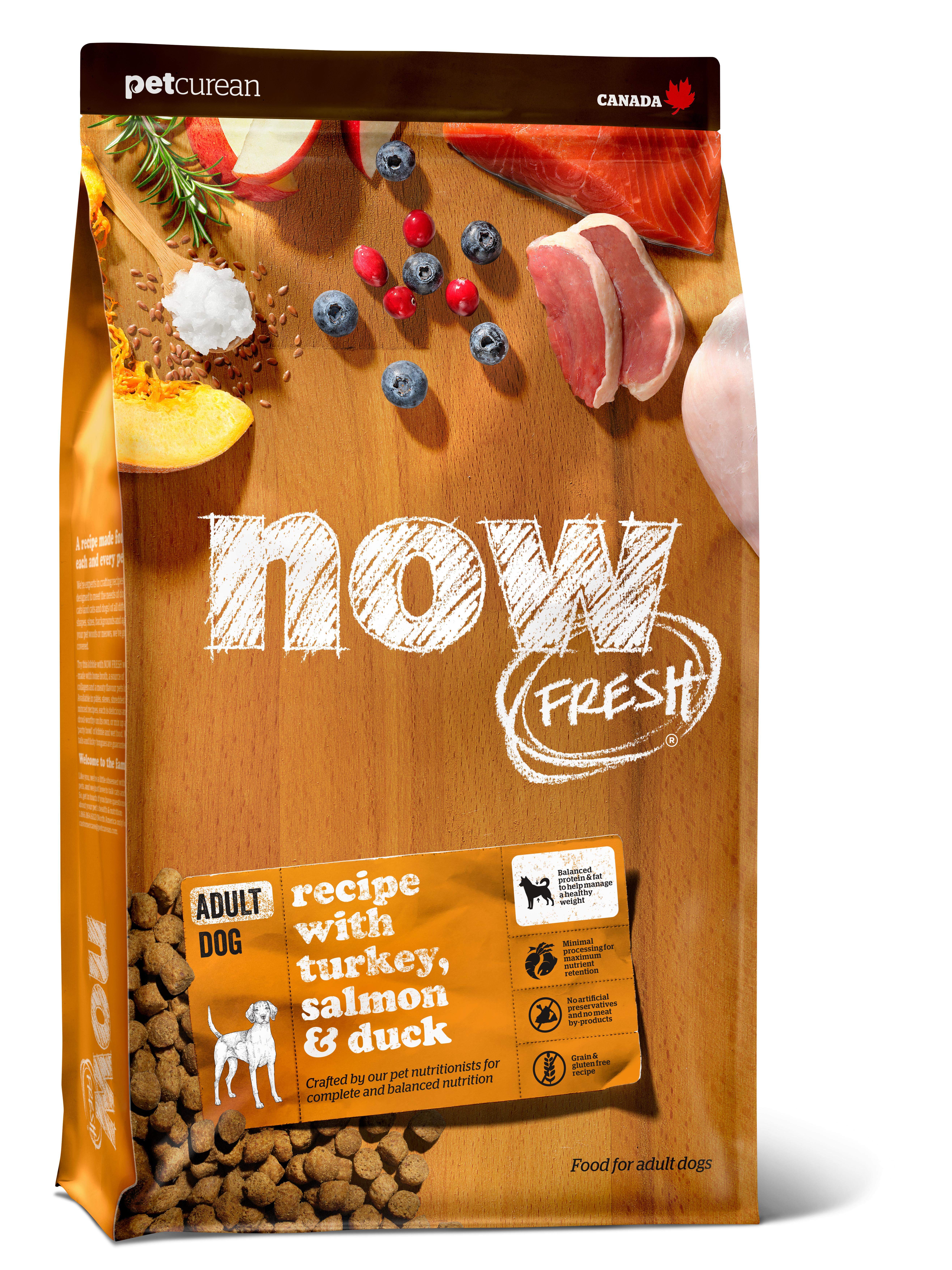 NOW FRESH Turkey, Salmon & Duck Grain-Free Dry Dog Food