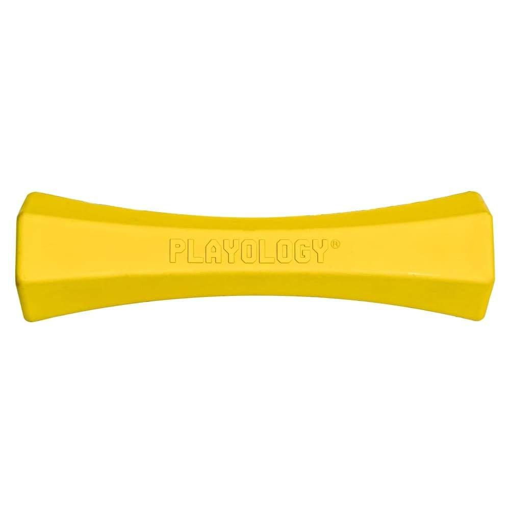 Playology Squeaky Chew Stick Chicken Scented Dog Toy, Large