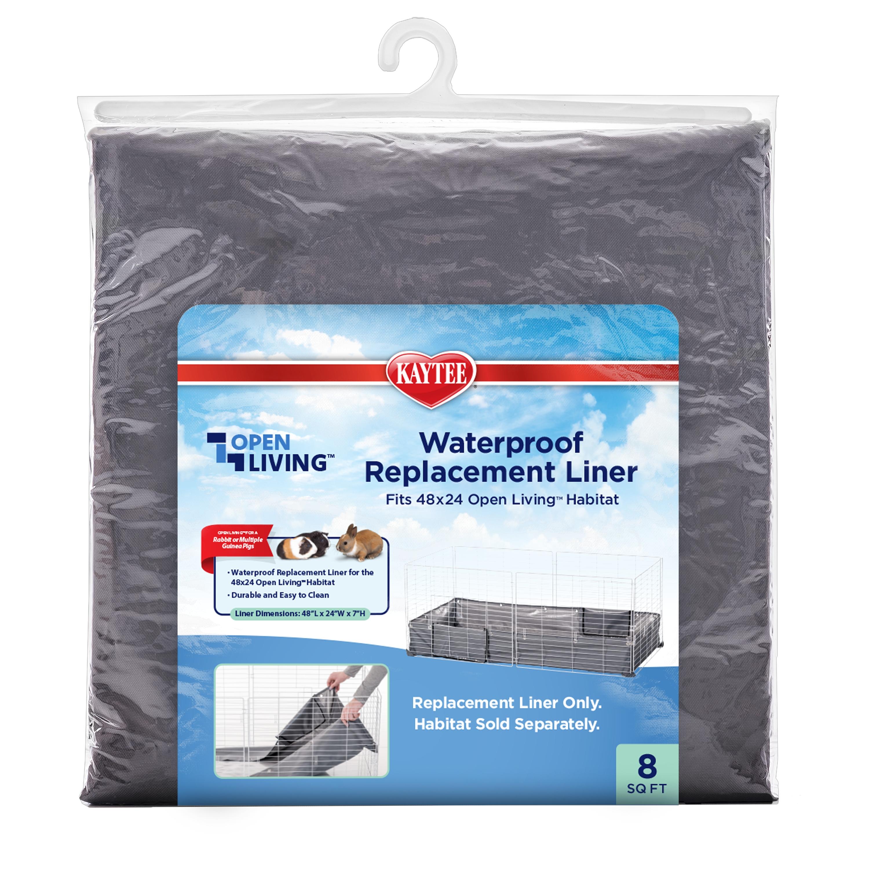 Kaytee Open Living Replacement Liner for Guinea Pig & Rabbit Habitat, 48-in x 24-in