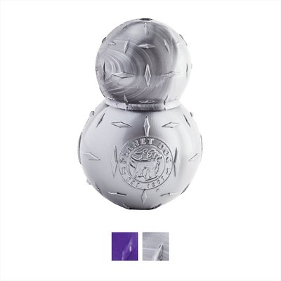 Planet Dog Orbee-Tuff Diamond Plate Double-Tuff Dog Toy, Steel, Small