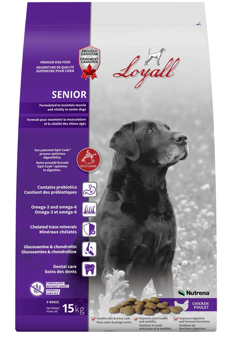 Nutrena Loyall Chicken Poulet Senior Dry Dog Food, 33-lb