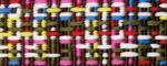 Bison Designs Adjustable Dog Collar, Chocolate Sprinkles, 1-in x 10-16-in