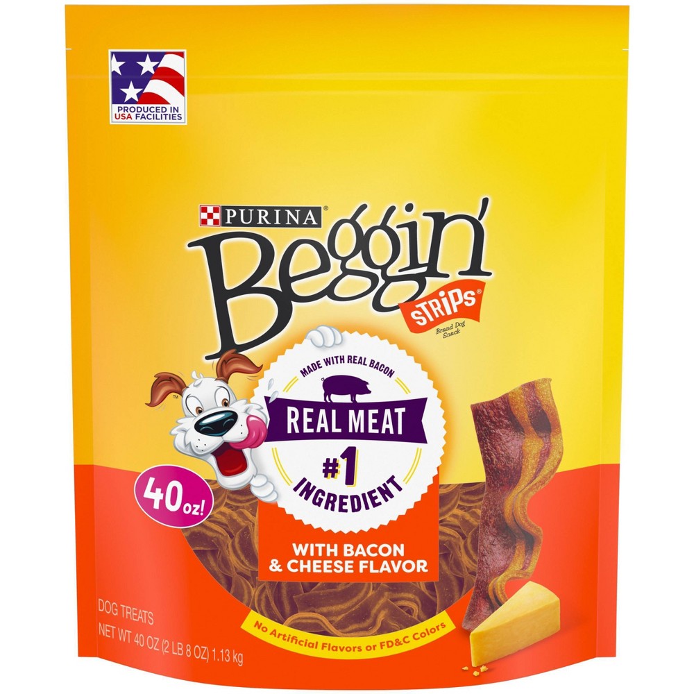 Purina Beggin' Strips Bacon and Cheese Dog Treats