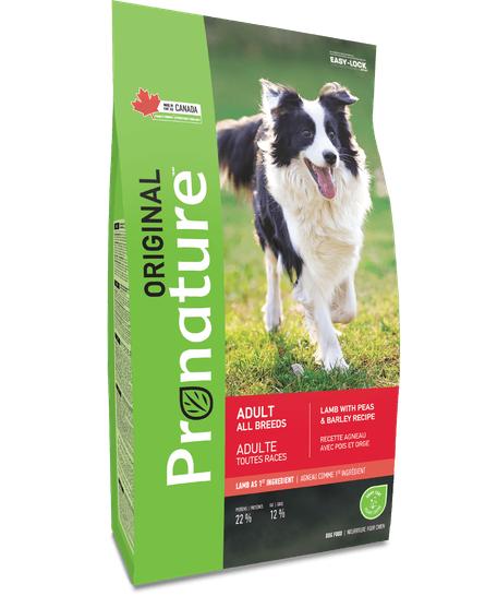 Pronature Original Lamb with Peas & Barley Recipe Dry Dog Food, 40-lb