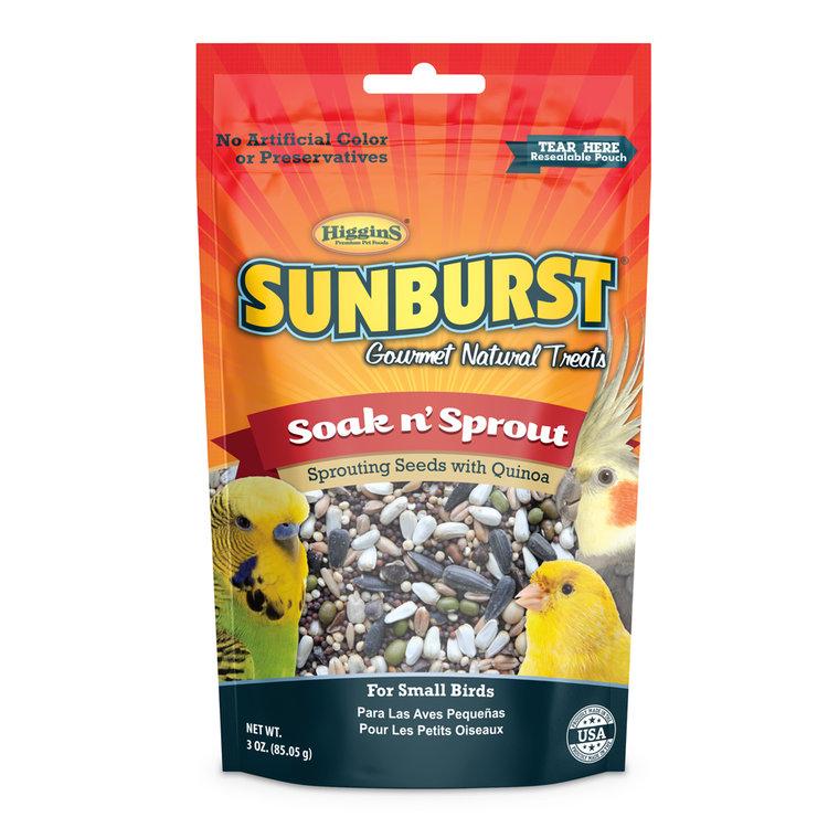Higgins Sunburst Soak n' Sprout Bird Treats