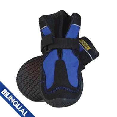Muttluks Snow Mushers Dog Boots, Blue, Size 8, 2-pk