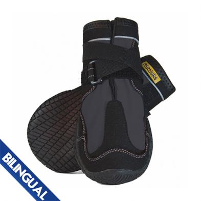 Muttluks Snow Mushers Dog Boots, Grey, Size 7, 2-pk