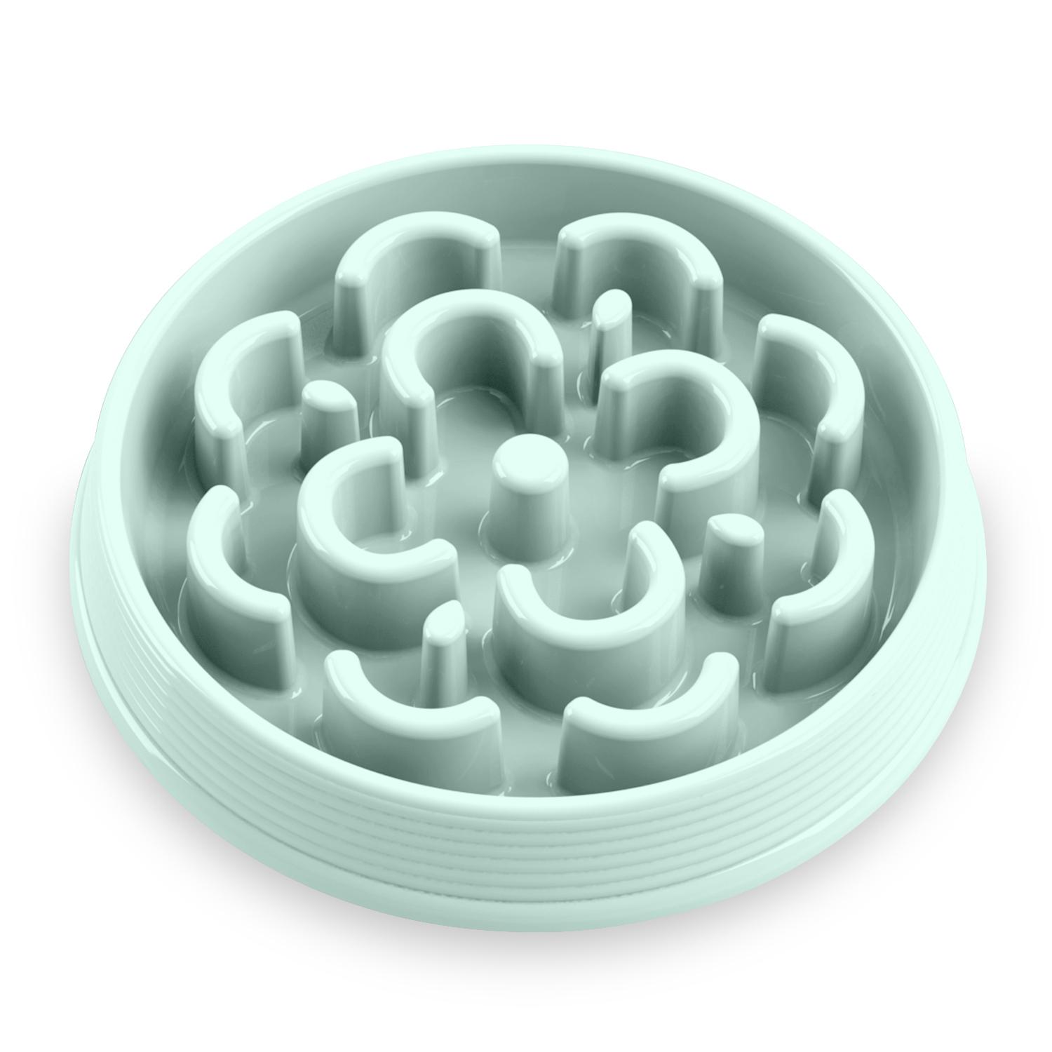 TarHong Slow Chow Medallion Pet Feeder, Aqua