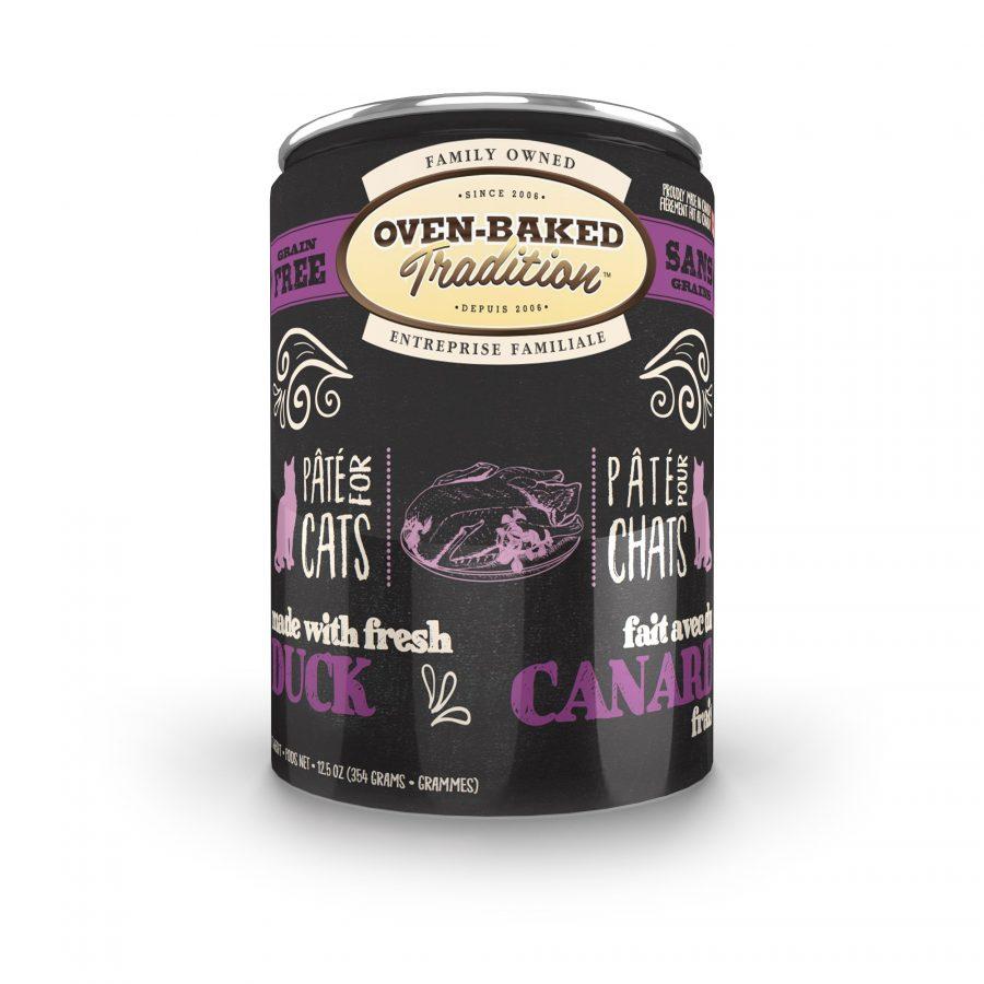 Oven-Baked Tradition Pate Canard Nourriture humide pour chats, 12,5 oz