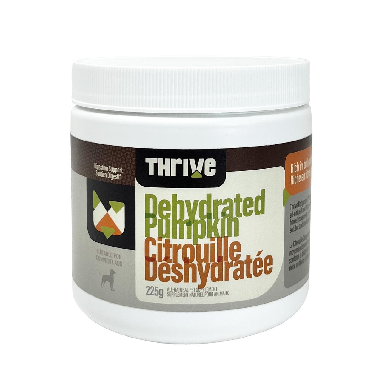 Thrive Pumpkin Powder Dog & Cat Supplement, 225-gram