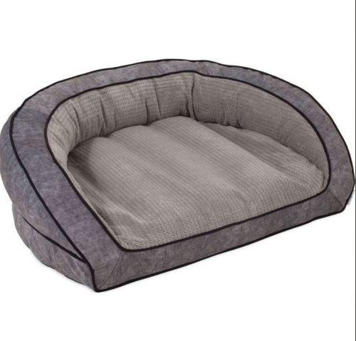 Petmate La-Z-Boy Harper Sofa Dog Bed, Smoke, 43-in x 35-in