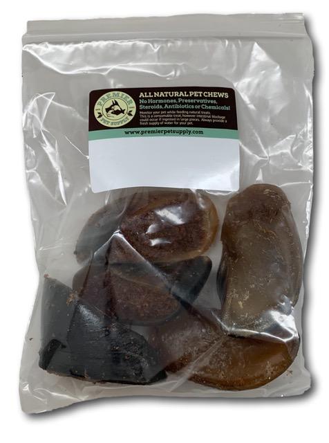 Premier Pet Supply Pork Jerky Stuffed Hooves Dog Treats