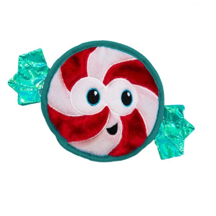 Outward Hound Invincibles Peppermint Candy Dog Toy
