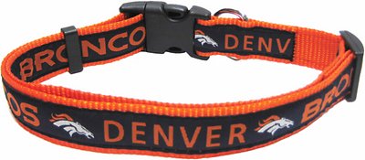 Pets First Denver Broncos Dog Collar, Small