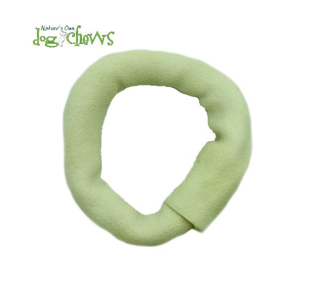 Nature's Own Dog Chews White Rawhide Donut Dog Treats, 3-4-in